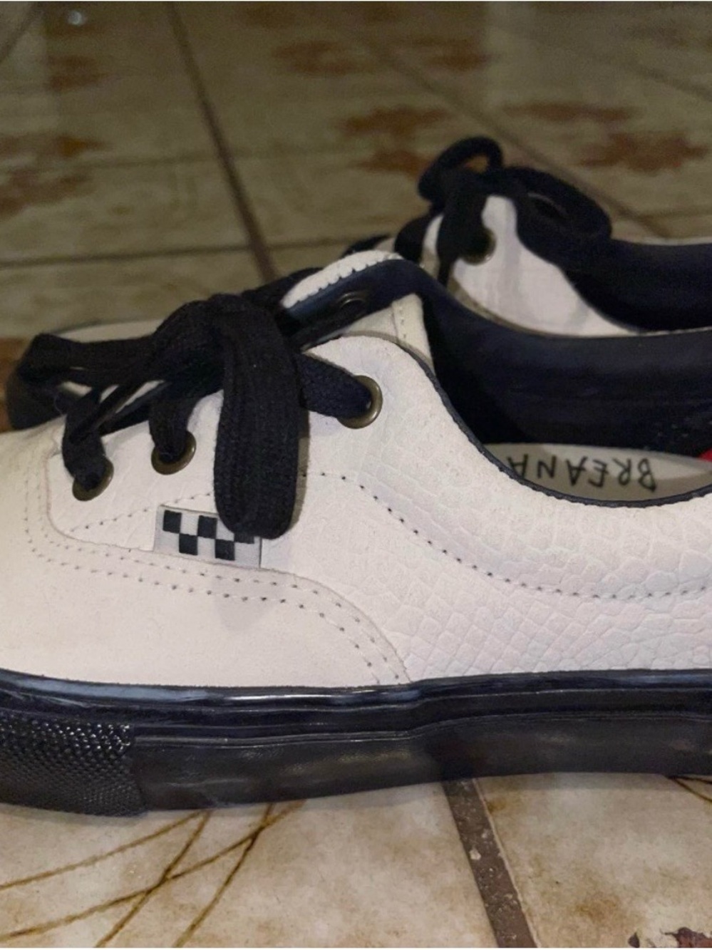 Vans White Breana Geering Edition with Black Details - Picture 3 of 7